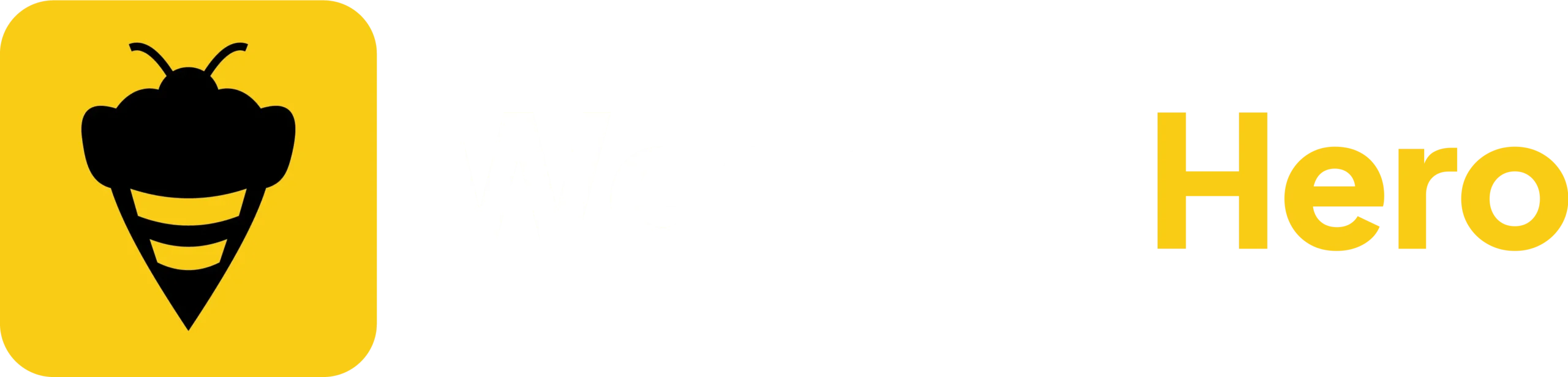 WespenHero Logo mit einer Biene und einer Eistüte